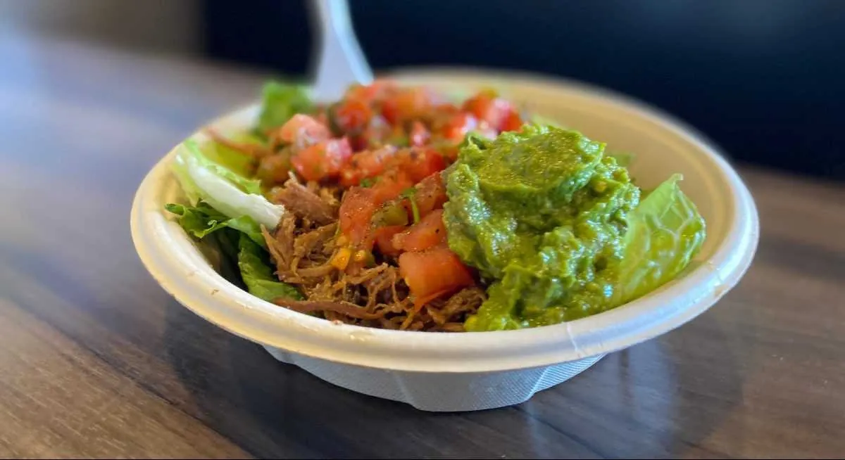 A delicious keto-friendly burrito bowl