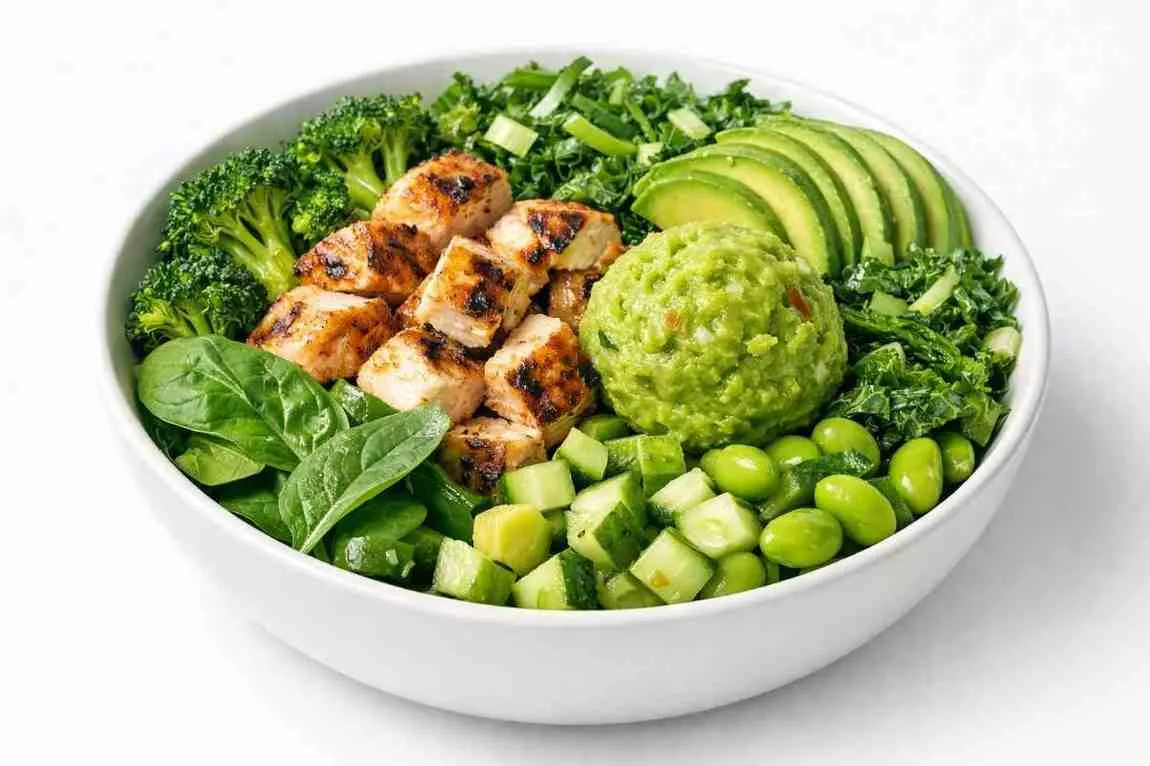 Lean green machine Qdoba bowl