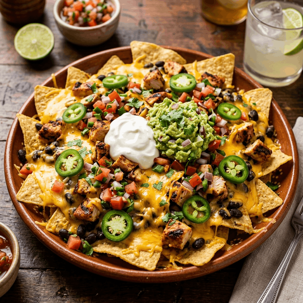 Gourmet Qdoba Loaded Queso Nachos